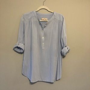 LOFT Baby Blue Blouse